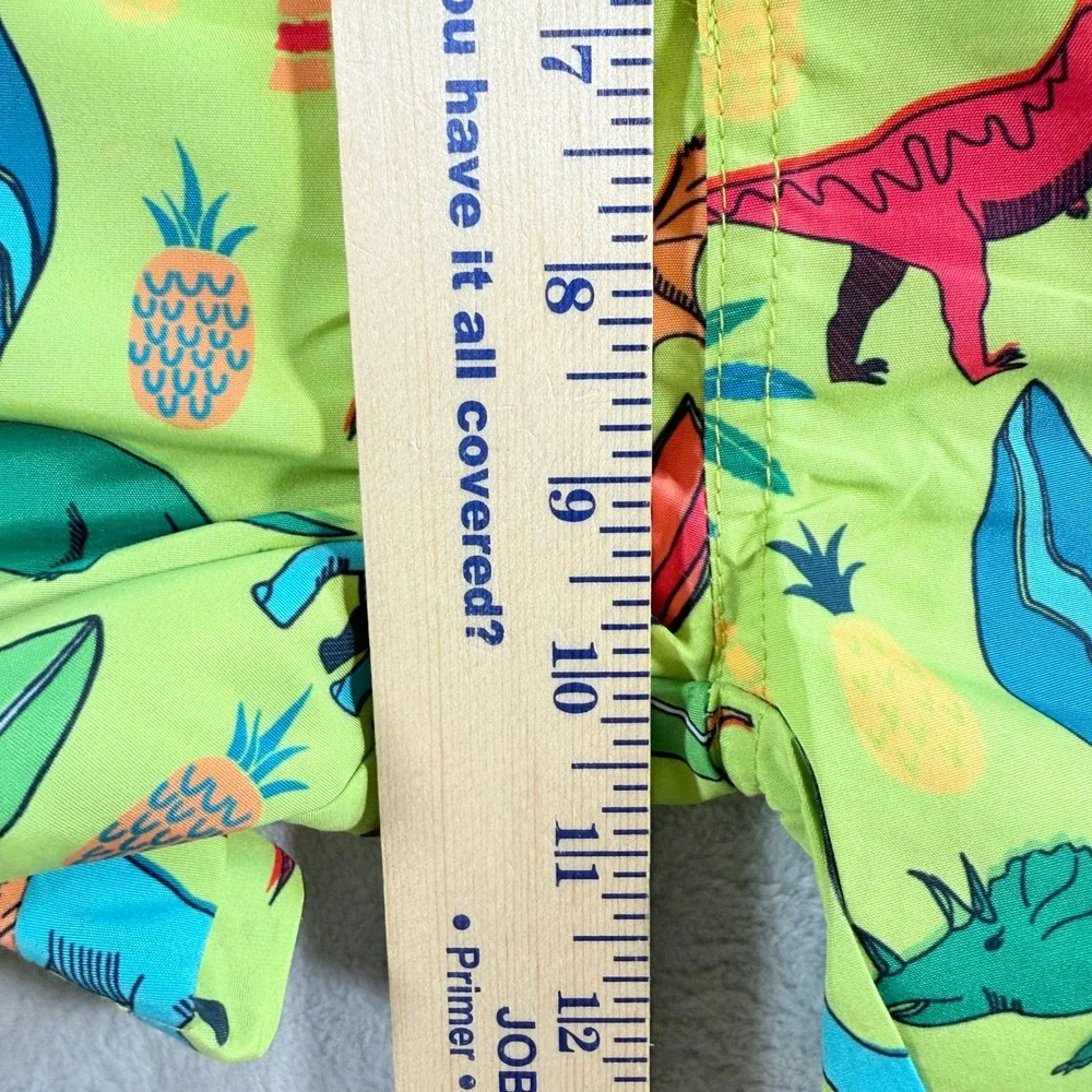 Andy & Evan Kids Boys Dino Rash Guard Swimsuit‎ Set 7Y NWT